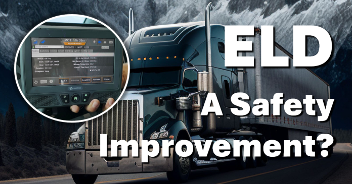 Electronic Logging Devices in trucks help track driver hours, but challenges with compliance and safety persist.